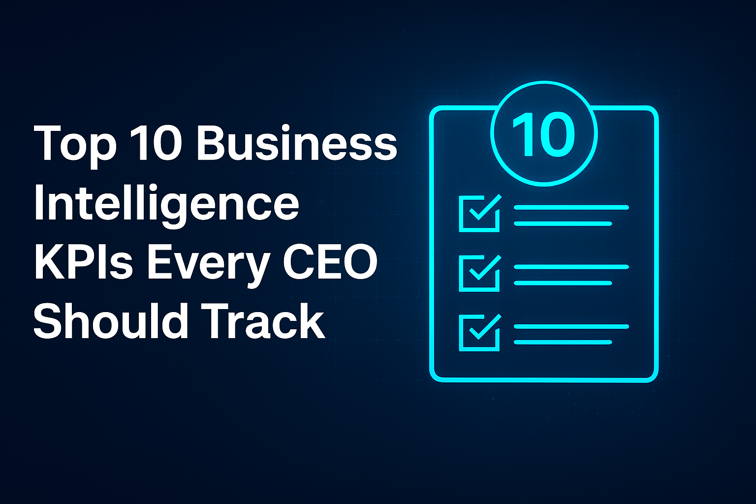 Business Intelligence KPIs